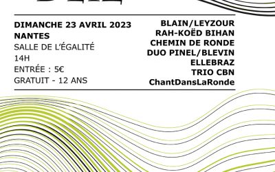 Fest-deiz du Cercle Breton de Nantes le dimanche 23 avril