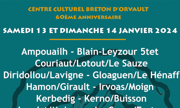 Fest-deiz ha noz – 60 ans du Centre Culturel Breton d’Orvault (CCBO)