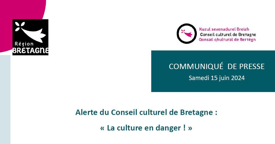 Communiqué : La culture en danger !