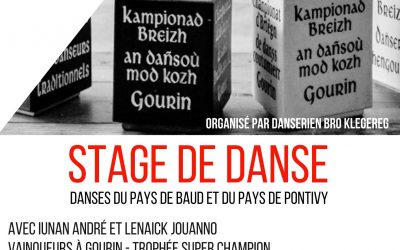 Stage de danse et fest-noz de Cléguérec le 5 octobre