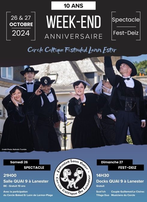 Anniversaire du cercle de Lanester les 26-27 octobre